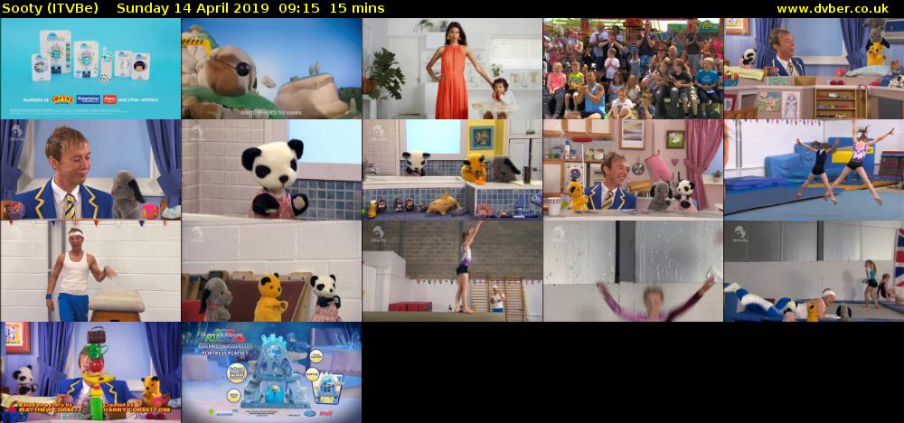 Sooty (ITVBe) Sunday 14 April 2019 09:15 - 09:30