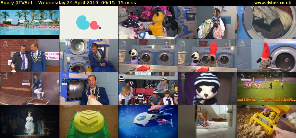 Sooty (ITVBe) Wednesday 24 April 2019 09:15 - 09:30