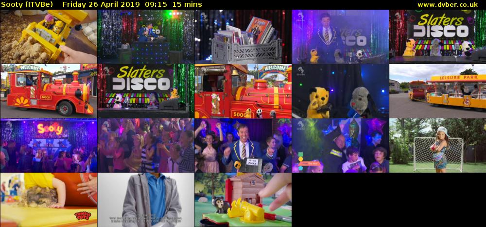 Sooty (ITVBe) Friday 26 April 2019 09:15 - 09:30