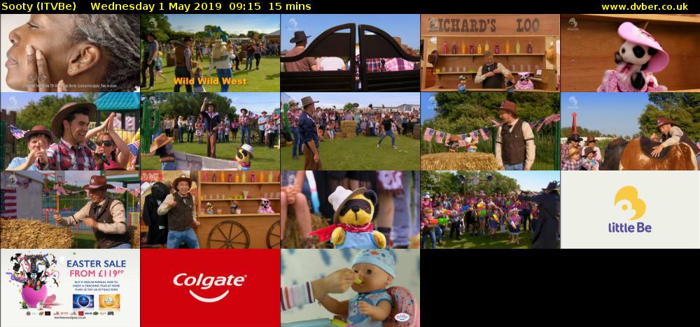 Sooty (ITVBe) Wednesday 1 May 2019 09:15 - 09:30