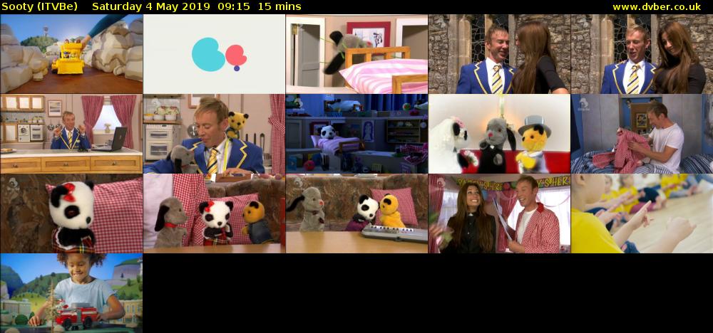 Sooty (ITVBe) Saturday 4 May 2019 09:15 - 09:30