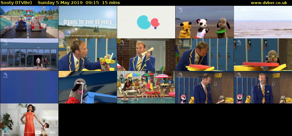 Sooty (ITVBe) Sunday 5 May 2019 09:15 - 09:30