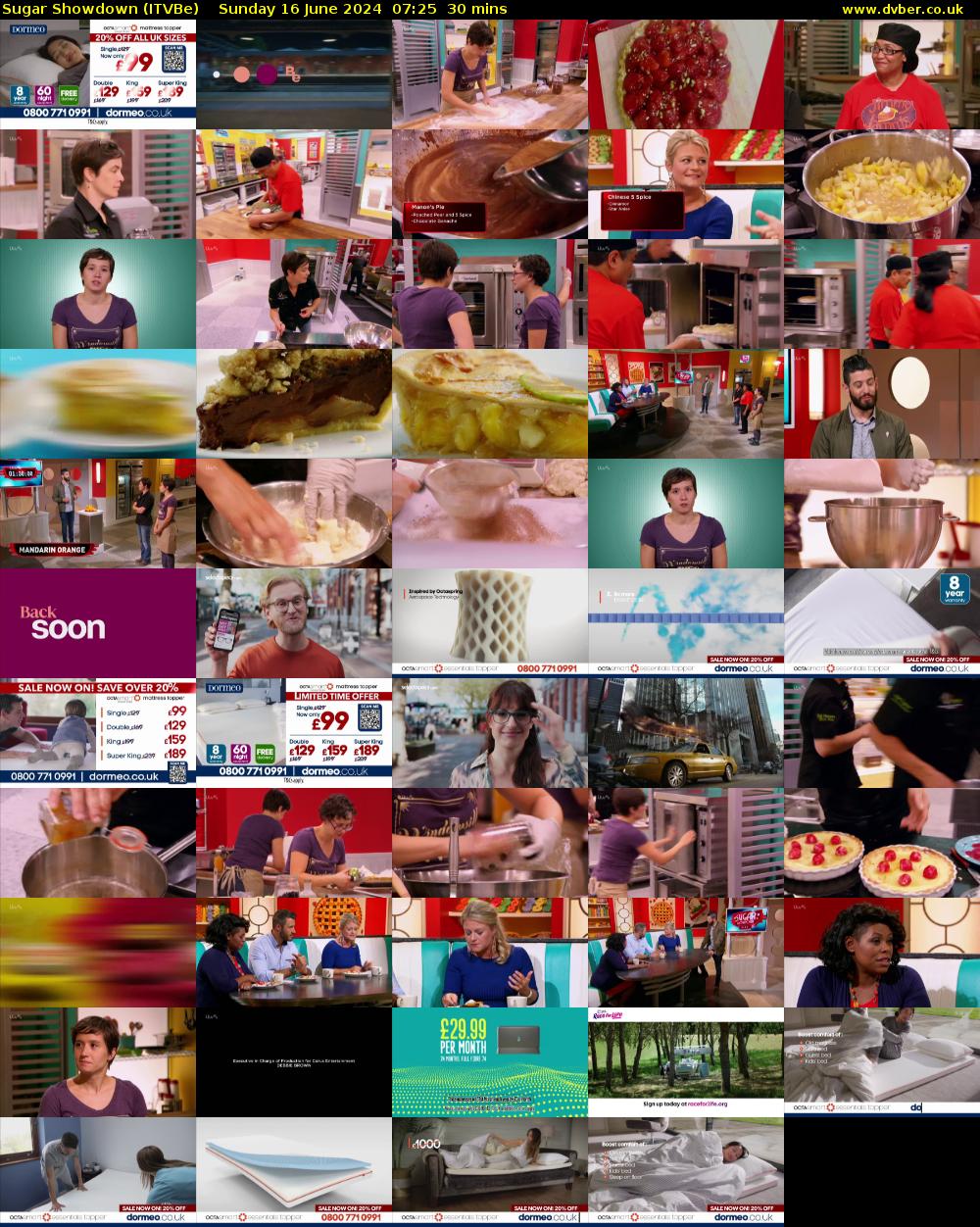 Sugar Showdown (ITVBe) Sunday 16 June 2024 07:25 - 07:55