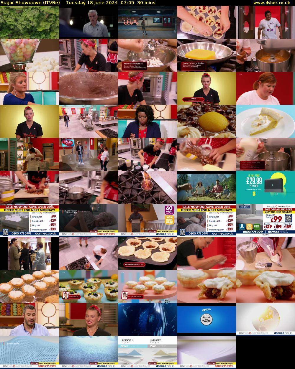 Sugar Showdown (ITVBe) Tuesday 18 June 2024 07:05 - 07:35
