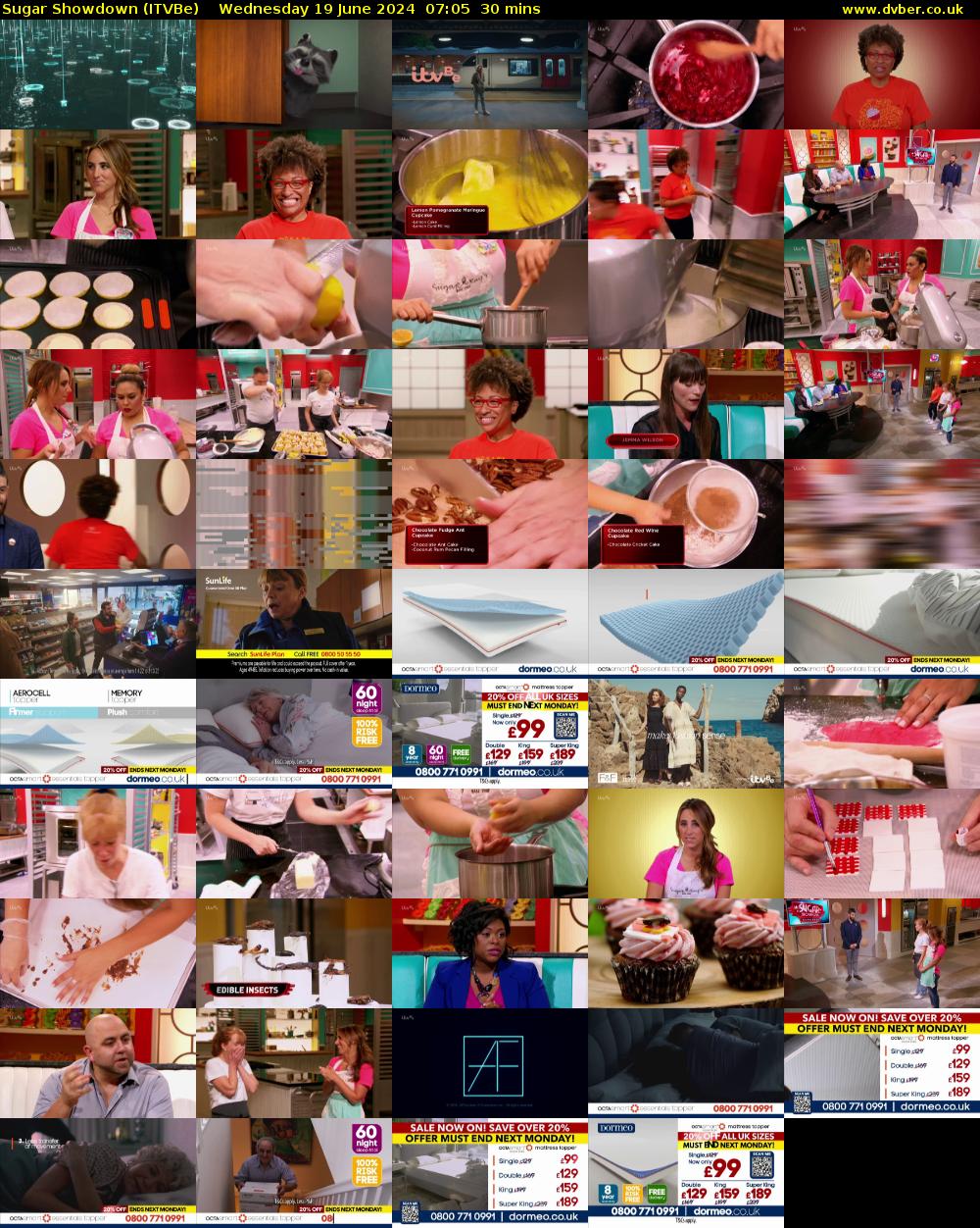 Sugar Showdown (ITVBe) Wednesday 19 June 2024 07:05 - 07:35