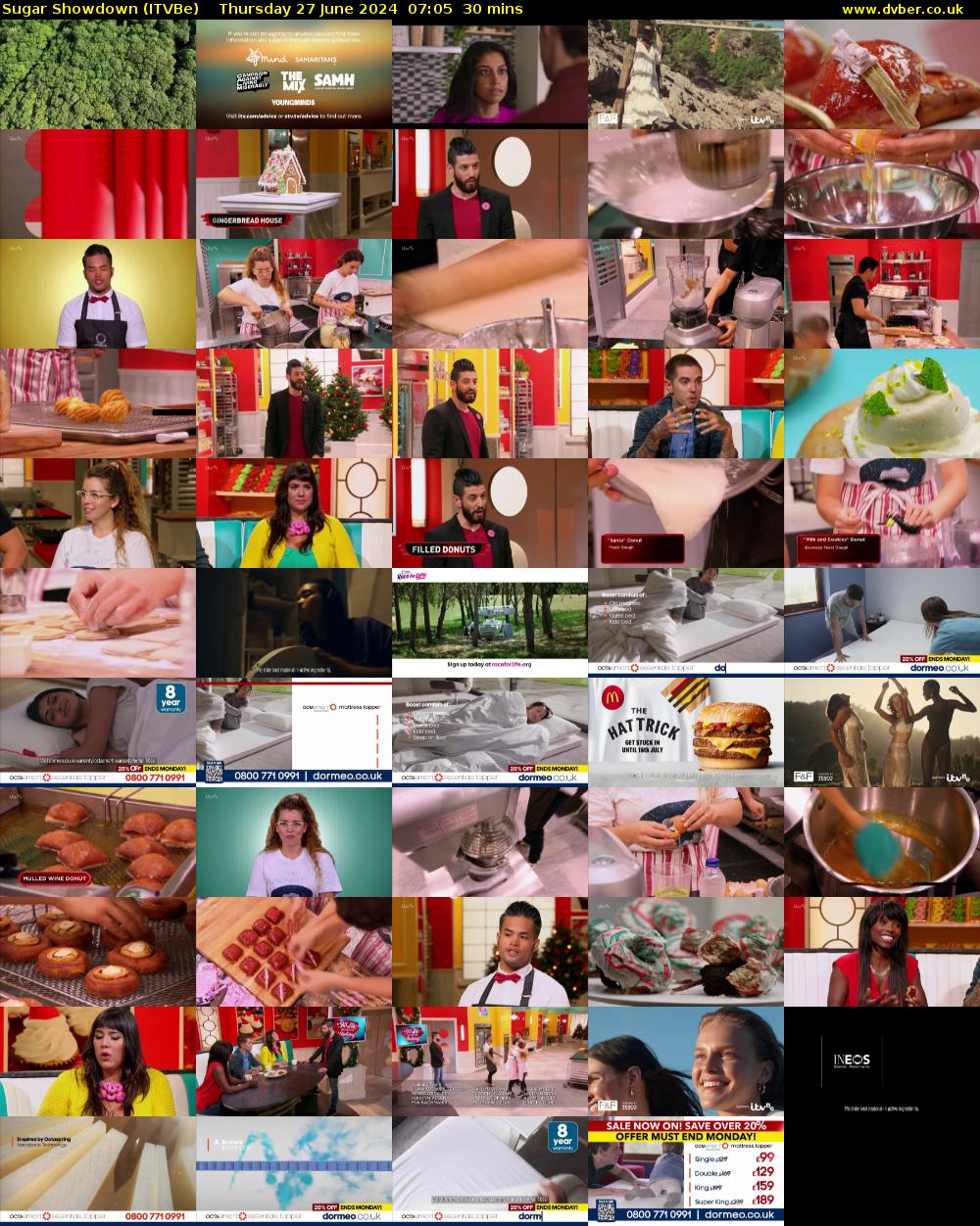 Sugar Showdown (ITVBe) Thursday 27 June 2024 07:05 - 07:35