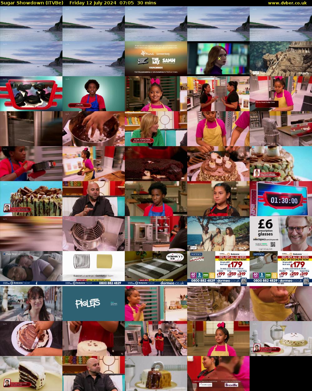 Sugar Showdown (ITVBe) Friday 12 July 2024 07:05 - 07:35