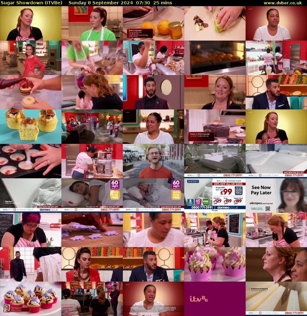 Sugar Showdown (ITVBe) Sunday 8 September 2024 07:30 - 07:55