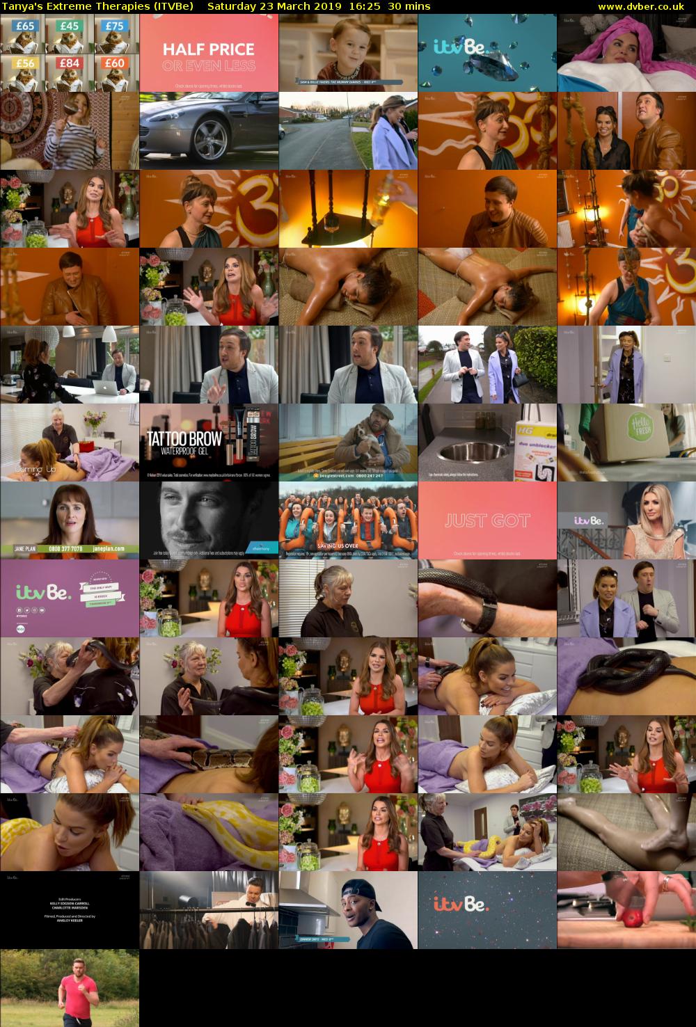 Tanya's Extreme Therapies (ITVBe) Saturday 23 March 2019 16:25 - 16:55