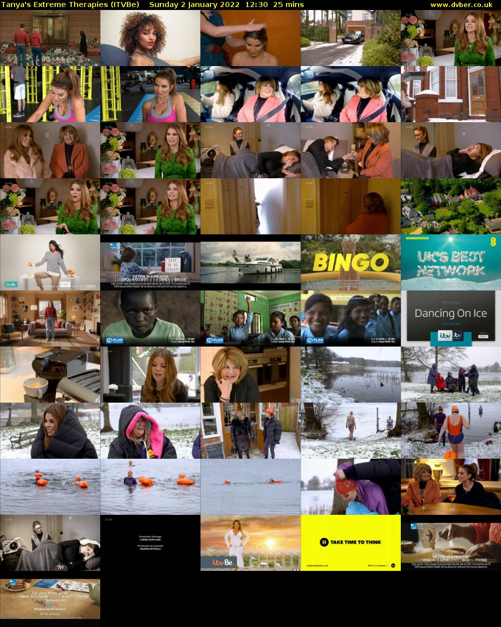 Tanya's Extreme Therapies (ITVBe) Sunday 2 January 2022 12:30 - 12:55