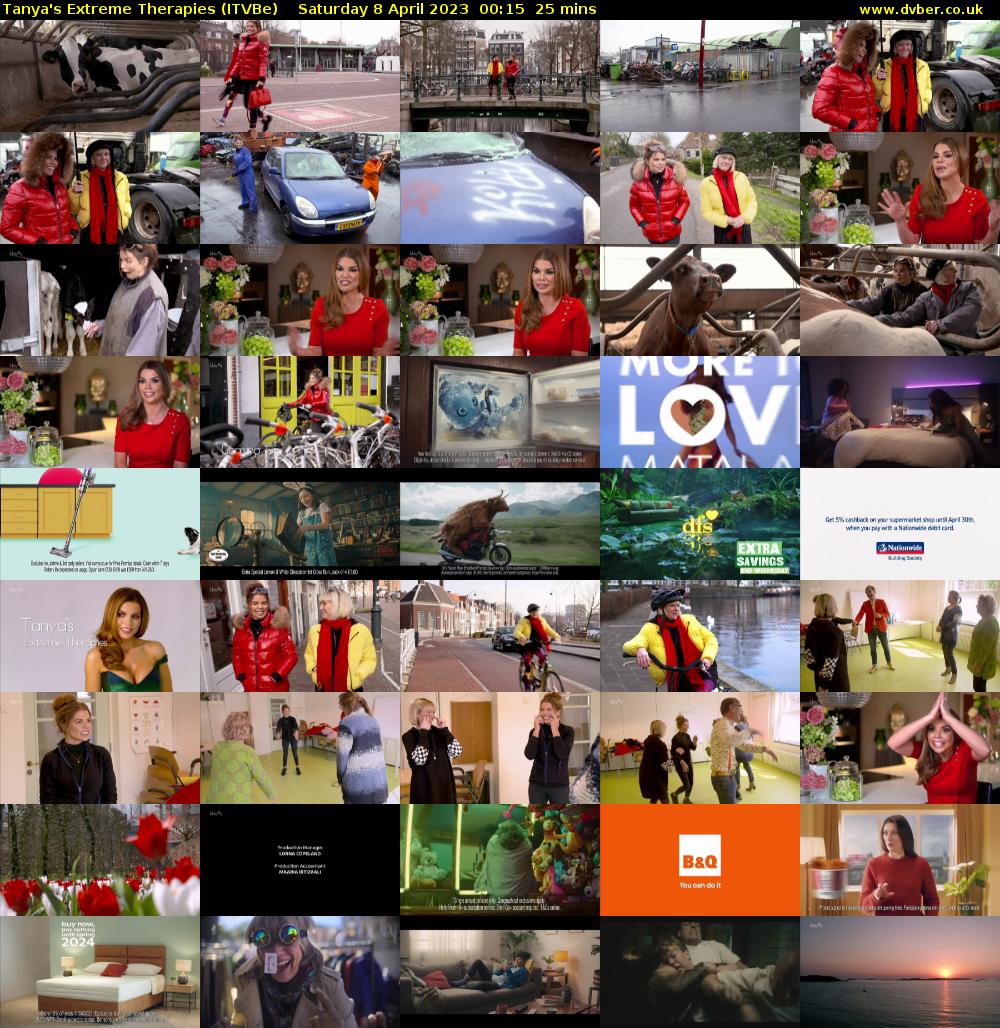 Tanya's Extreme Therapies (ITVBe) Saturday 8 April 2023 00:15 - 00:40