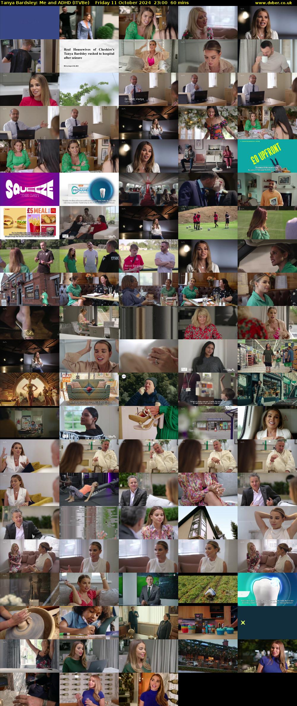 Tanya Bardsley: Me and ADHD (ITVBe) Friday 11 October 2024 23:00 - 00:00