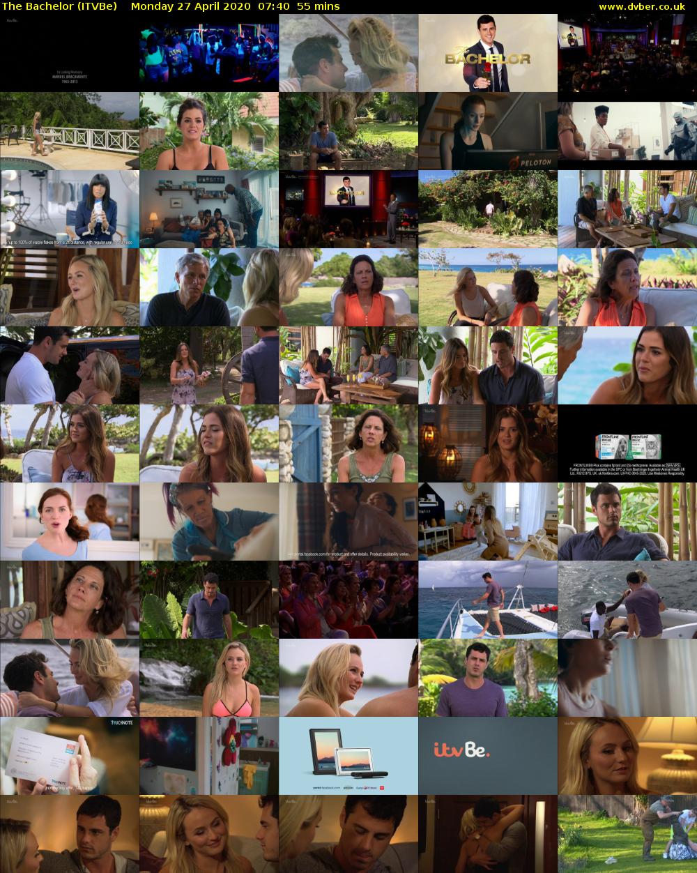 The Bachelor (ITVBe) Monday 27 April 2020 07:40 - 08:35