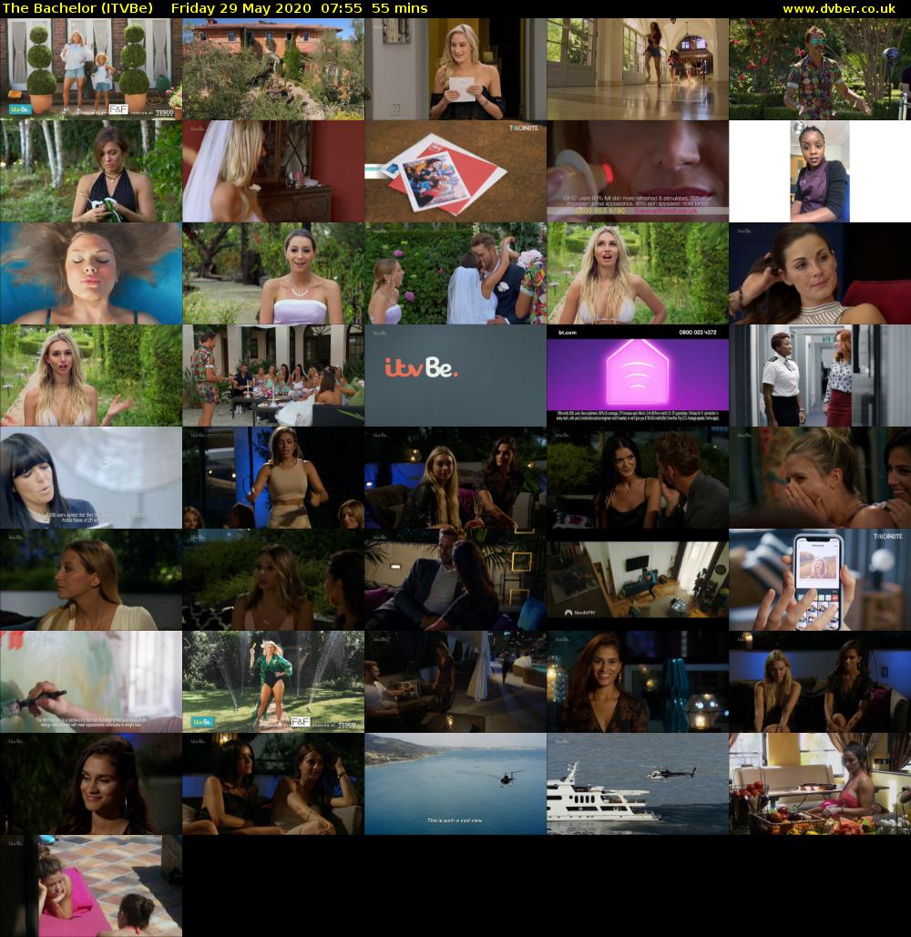 The Bachelor (ITVBe) Friday 29 May 2020 07:55 - 08:50