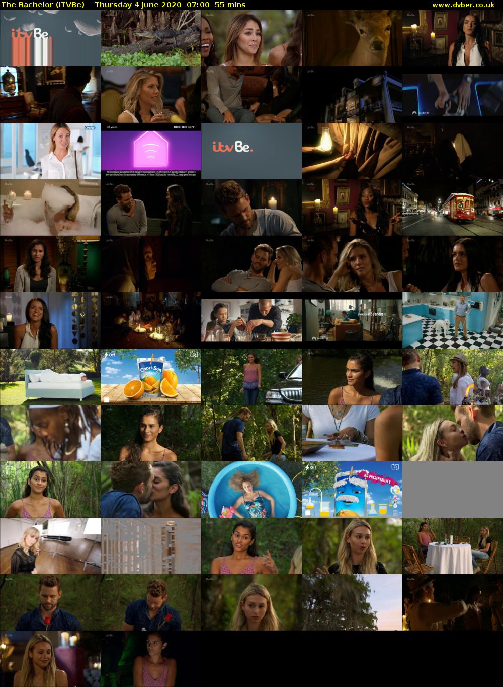The Bachelor (ITVBe) Thursday 4 June 2020 07:00 - 07:55