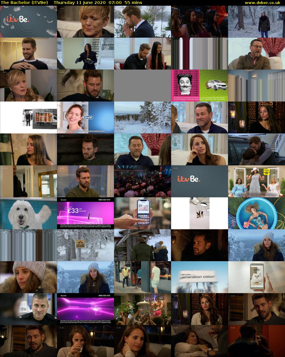 The Bachelor (ITVBe) Thursday 11 June 2020 07:00 - 07:55