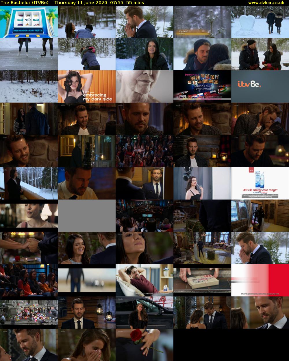The Bachelor (ITVBe) Thursday 11 June 2020 07:55 - 08:50