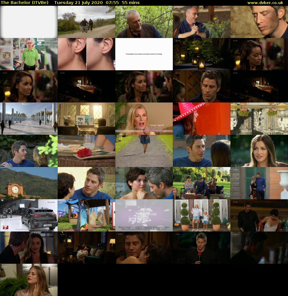 The Bachelor (ITVBe) Tuesday 21 July 2020 07:55 - 08:50