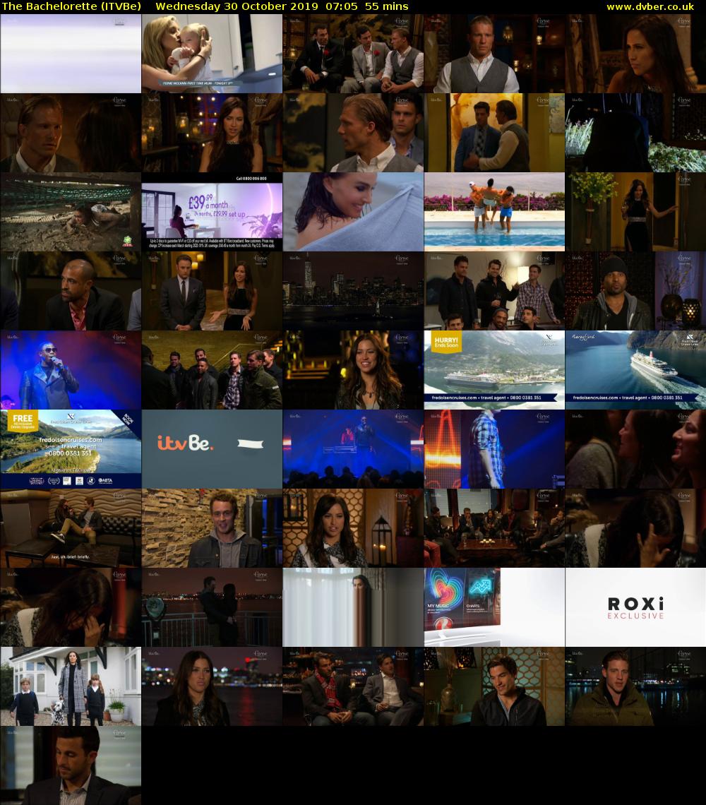 The Bachelorette (ITVBe) Wednesday 30 October 2019 07:05 - 08:00