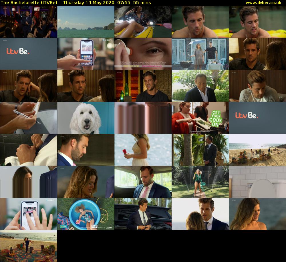 The Bachelorette (ITVBe) Thursday 14 May 2020 07:55 - 08:50