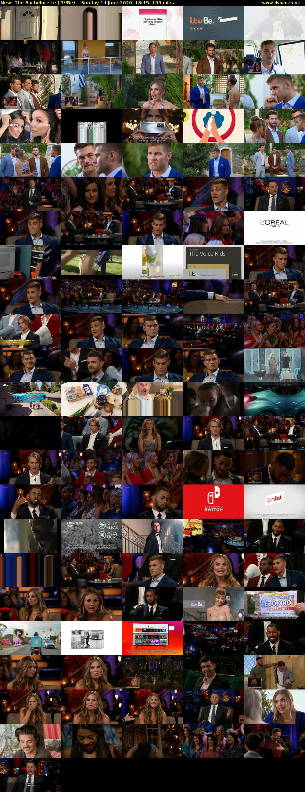 The Bachelorette (ITVBe) Sunday 14 June 2020 18:15 - 20:00