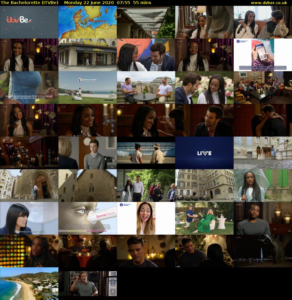 The Bachelorette (ITVBe) Monday 22 June 2020 07:55 - 08:50