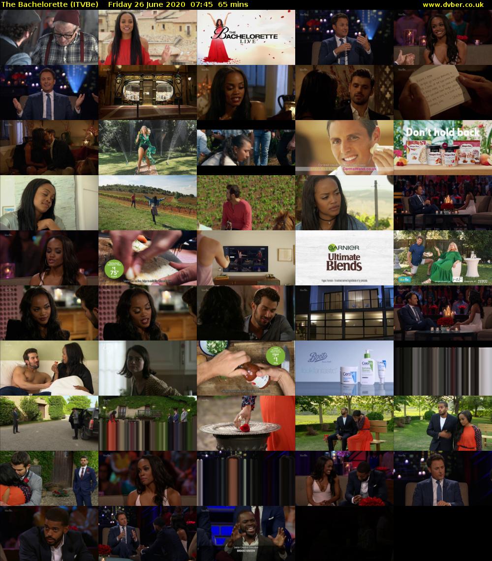 The Bachelorette (ITVBe) Friday 26 June 2020 07:45 - 08:50