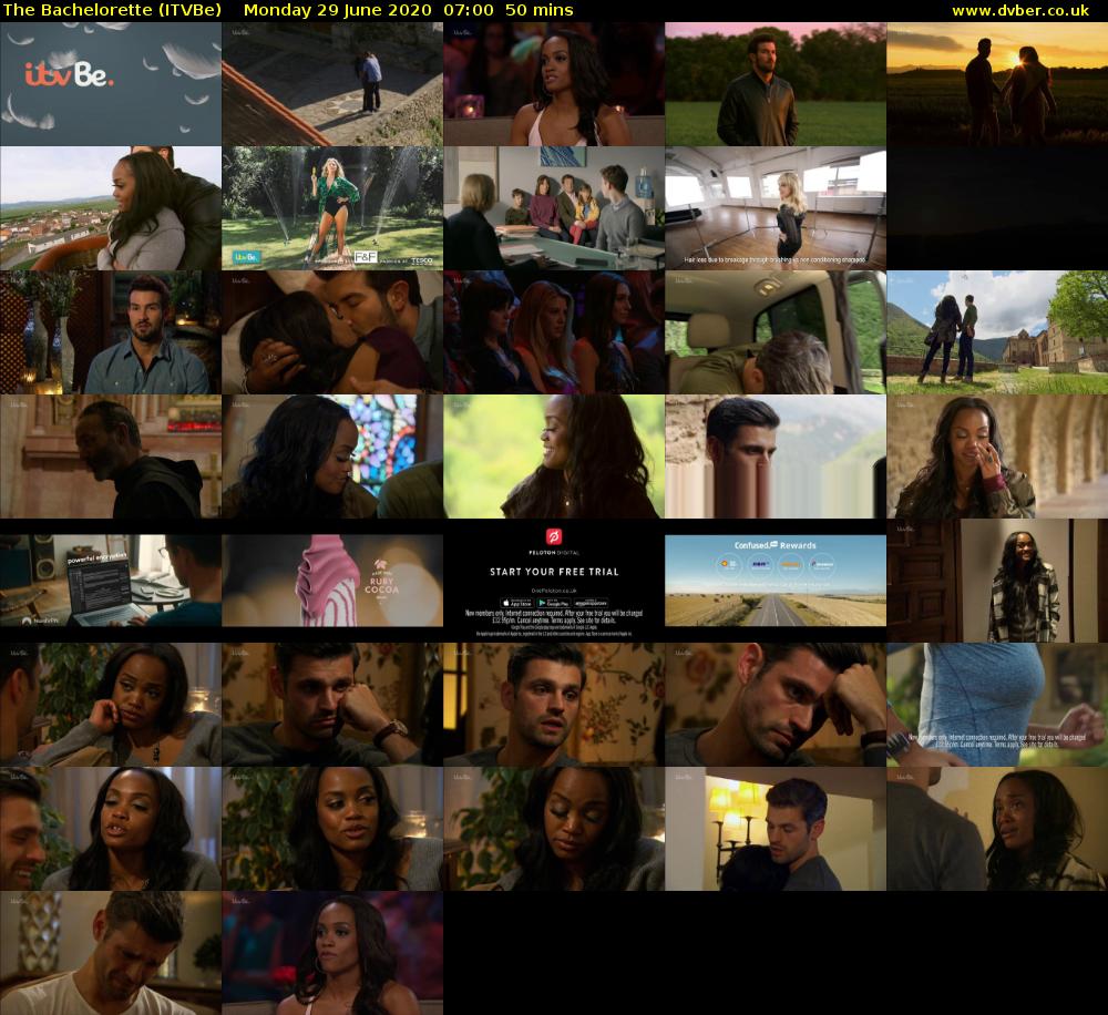 The Bachelorette (ITVBe) Monday 29 June 2020 07:00 - 07:50