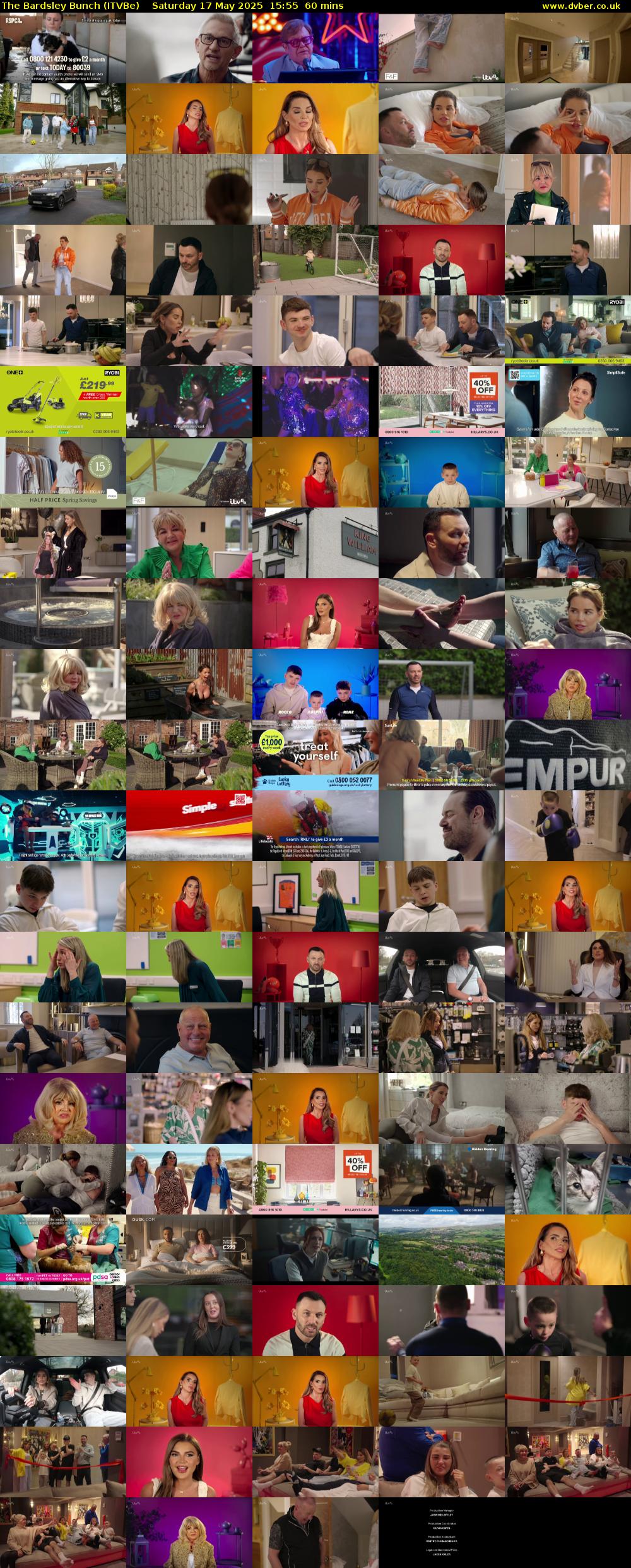 The Bardsley Bunch (ITVBe) Saturday 17 May 2025 15:55 - 16:55