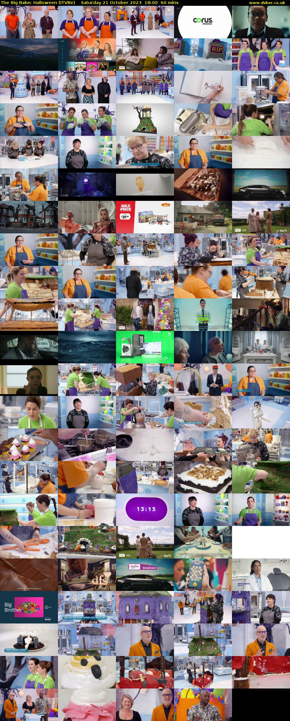 The Big Bake: Halloween (ITVBe) Saturday 21 October 2023 18:00 - 19:00