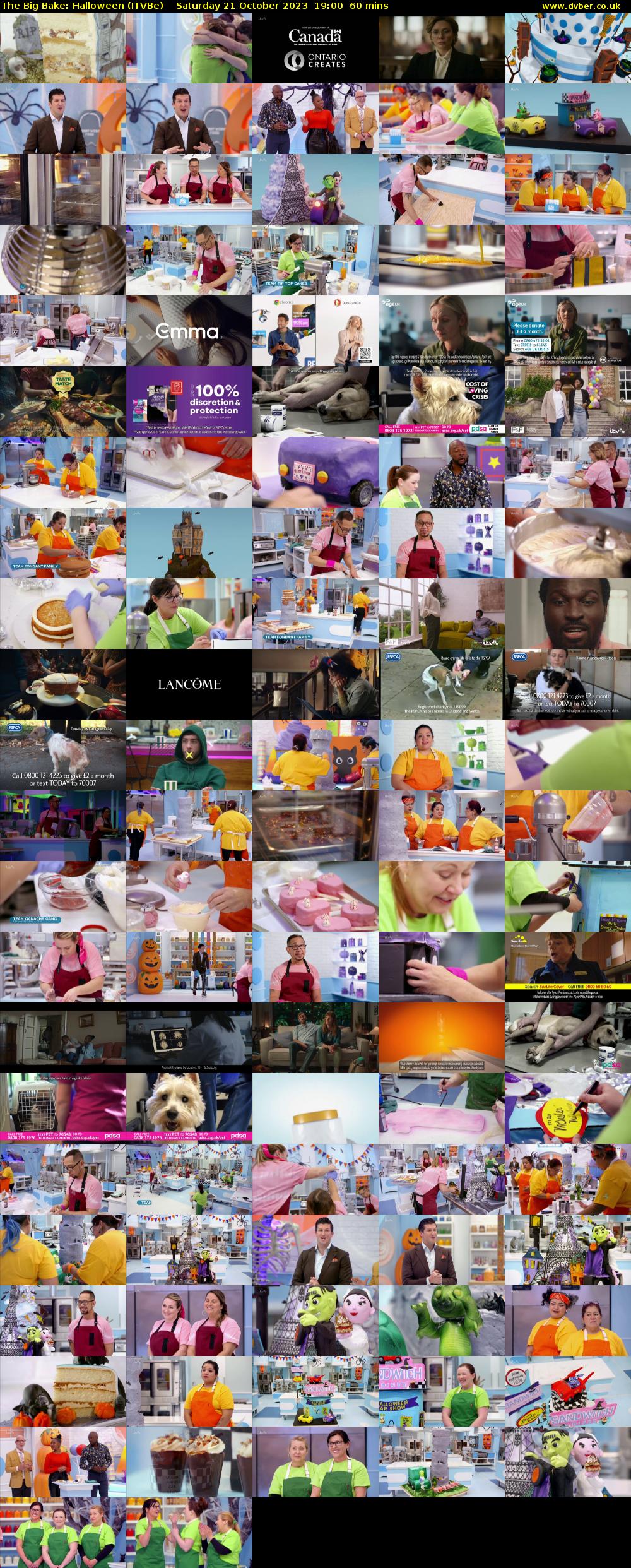 The Big Bake: Halloween (ITVBe) Saturday 21 October 2023 19:00 - 20:00