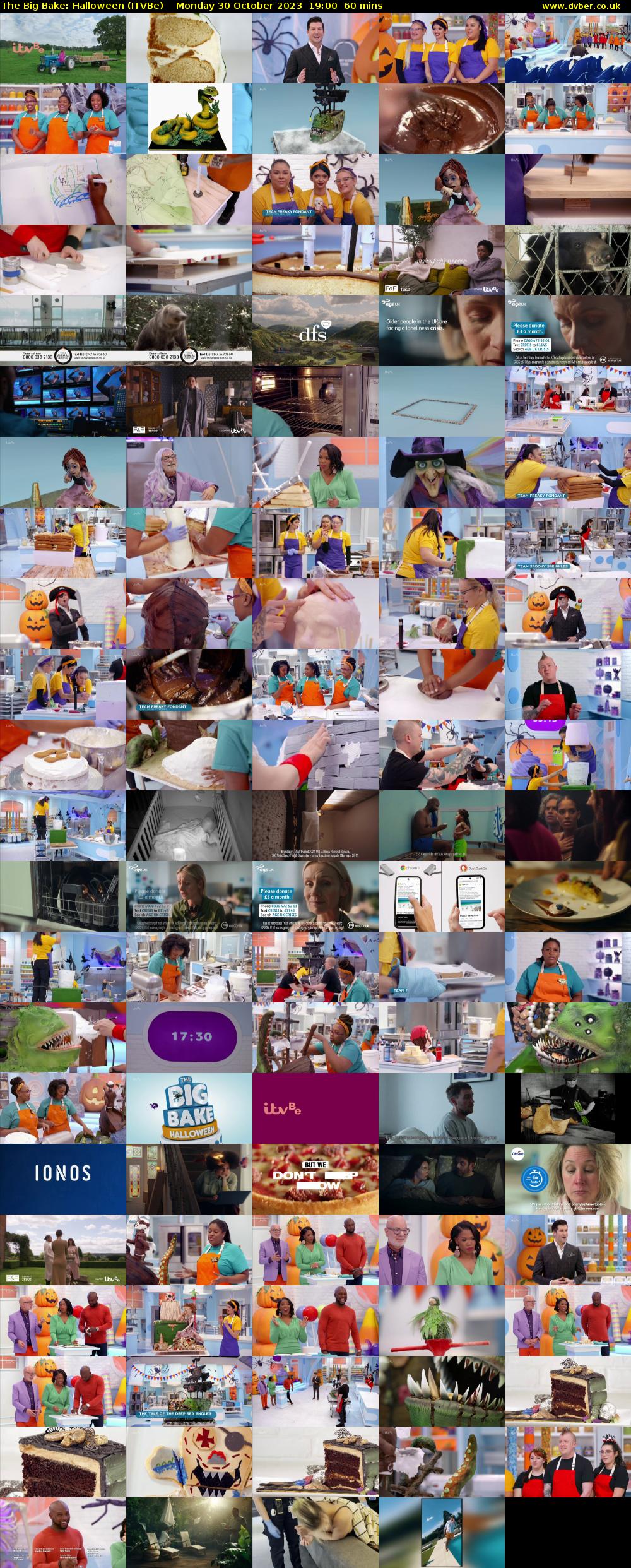 The Big Bake: Halloween (ITVBe) Monday 30 October 2023 19:00 - 20:00