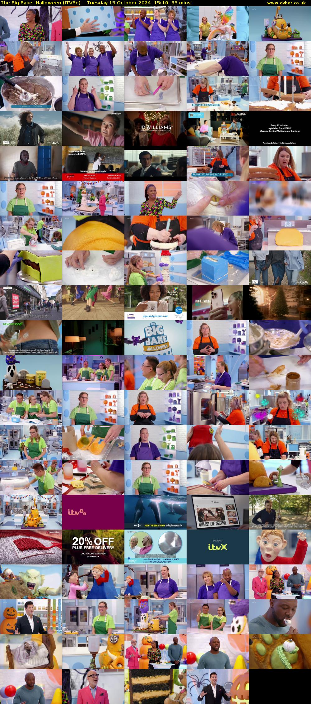The Big Bake: Halloween (ITVBe) Tuesday 15 October 2024 15:10 - 16:05