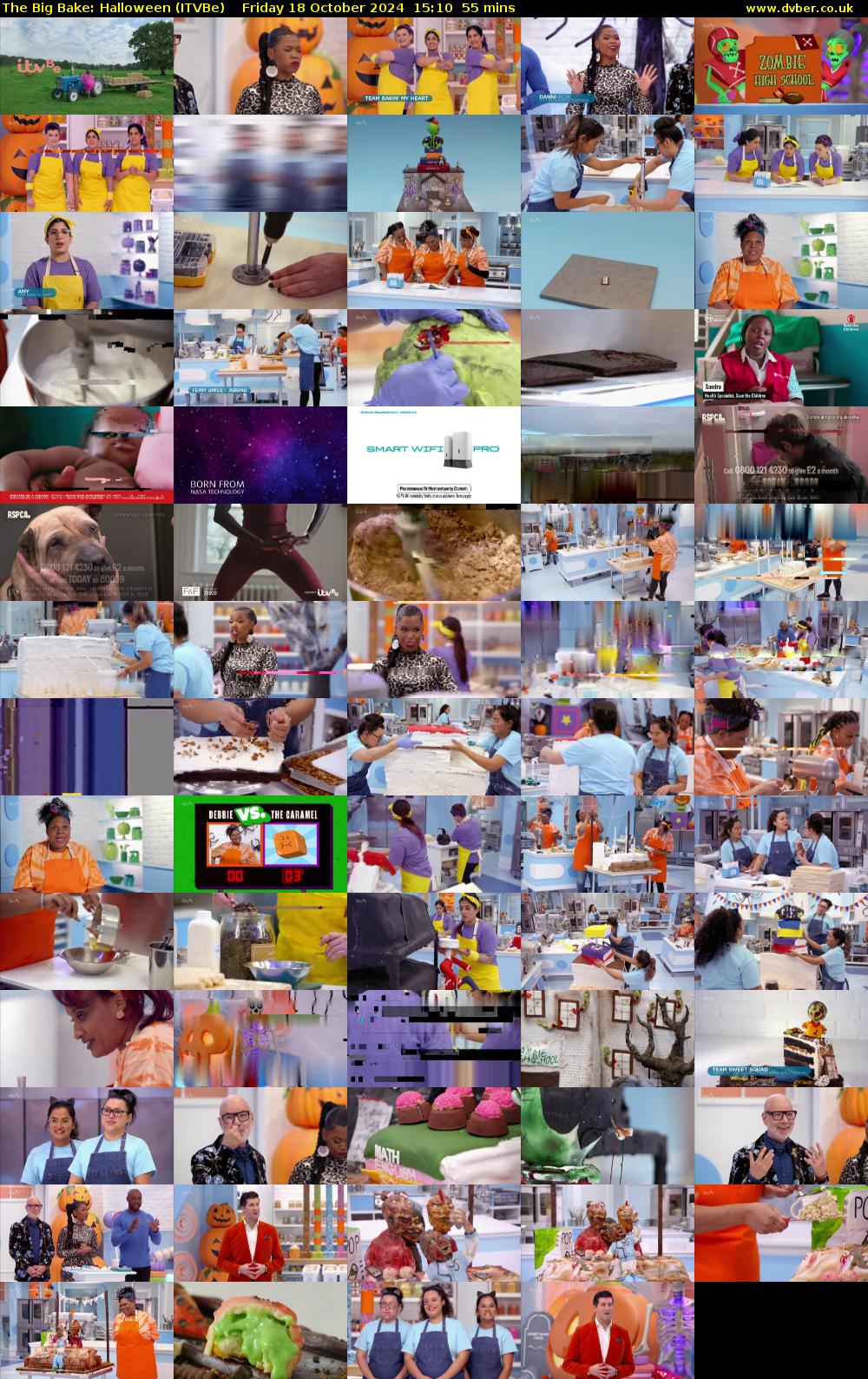 The Big Bake: Halloween (ITVBe) Friday 18 October 2024 15:10 - 16:05