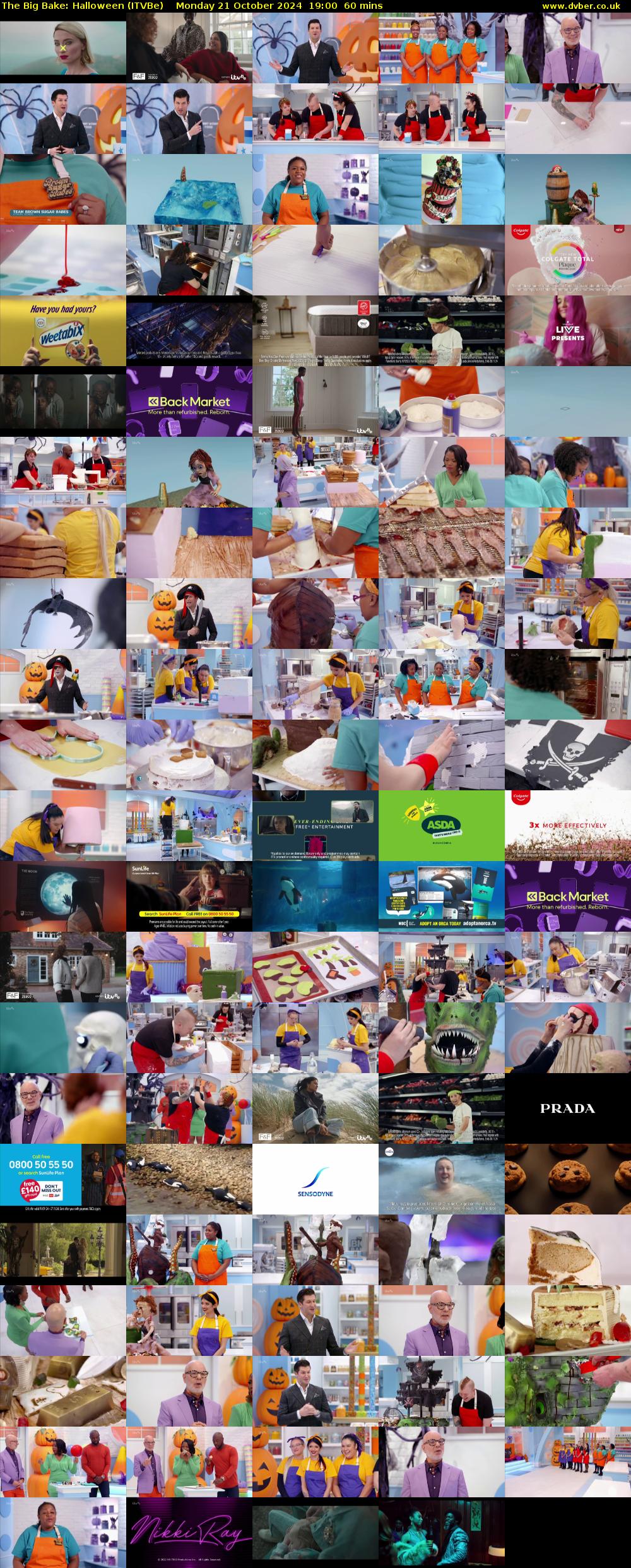 The Big Bake: Halloween (ITVBe) Monday 21 October 2024 19:00 - 20:00