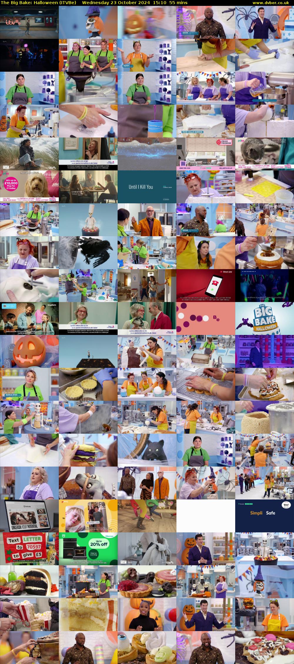 The Big Bake: Halloween (ITVBe) Wednesday 23 October 2024 15:10 - 16:05