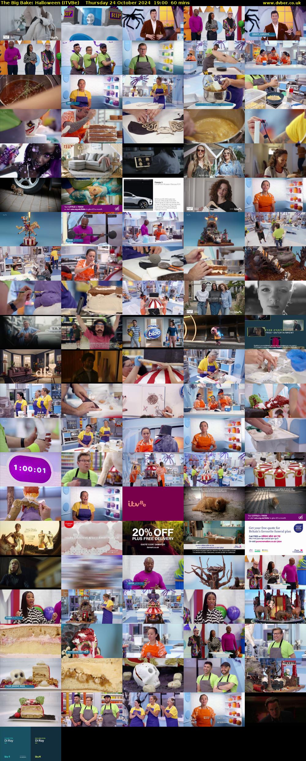 The Big Bake: Halloween (ITVBe) Thursday 24 October 2024 19:00 - 20:00
