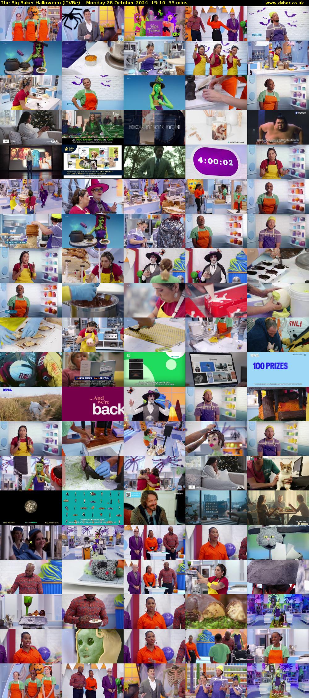 The Big Bake: Halloween (ITVBe) Monday 28 October 2024 15:10 - 16:05