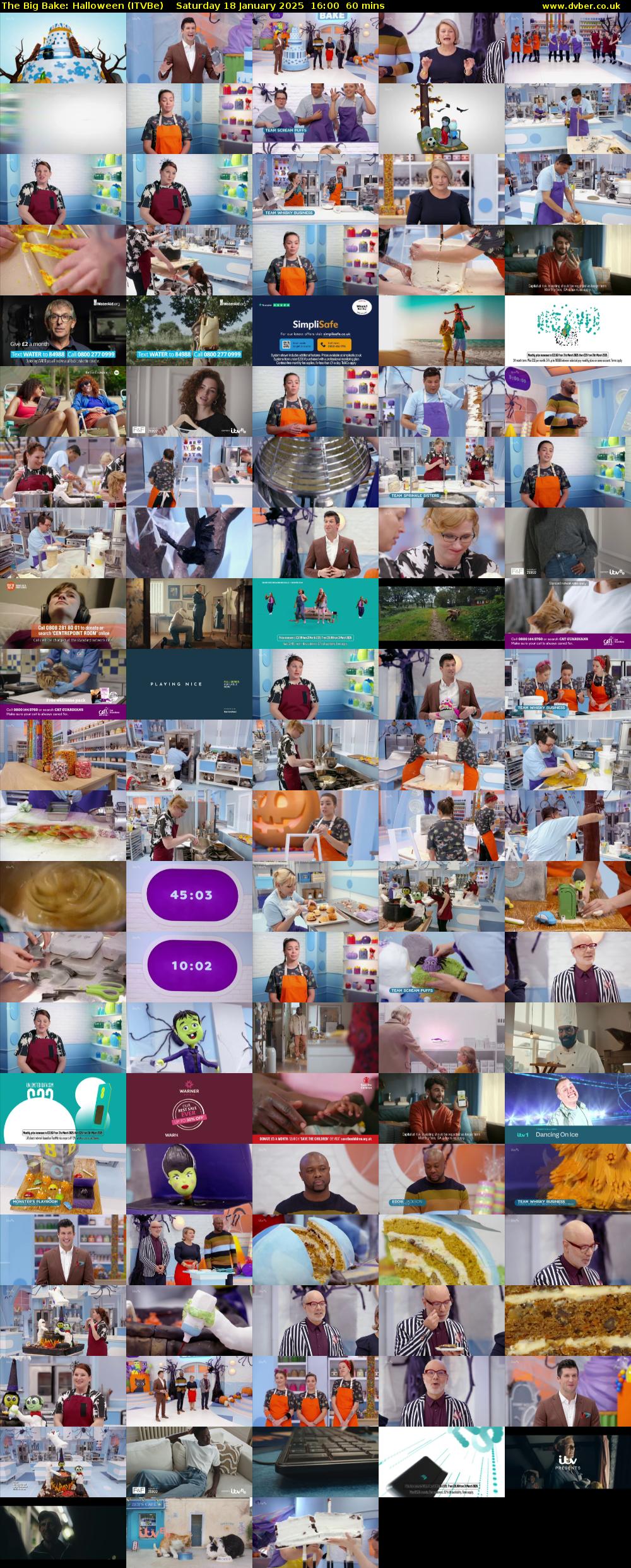 The Big Bake: Halloween (ITVBe) Saturday 18 January 2025 16:00 - 17:00