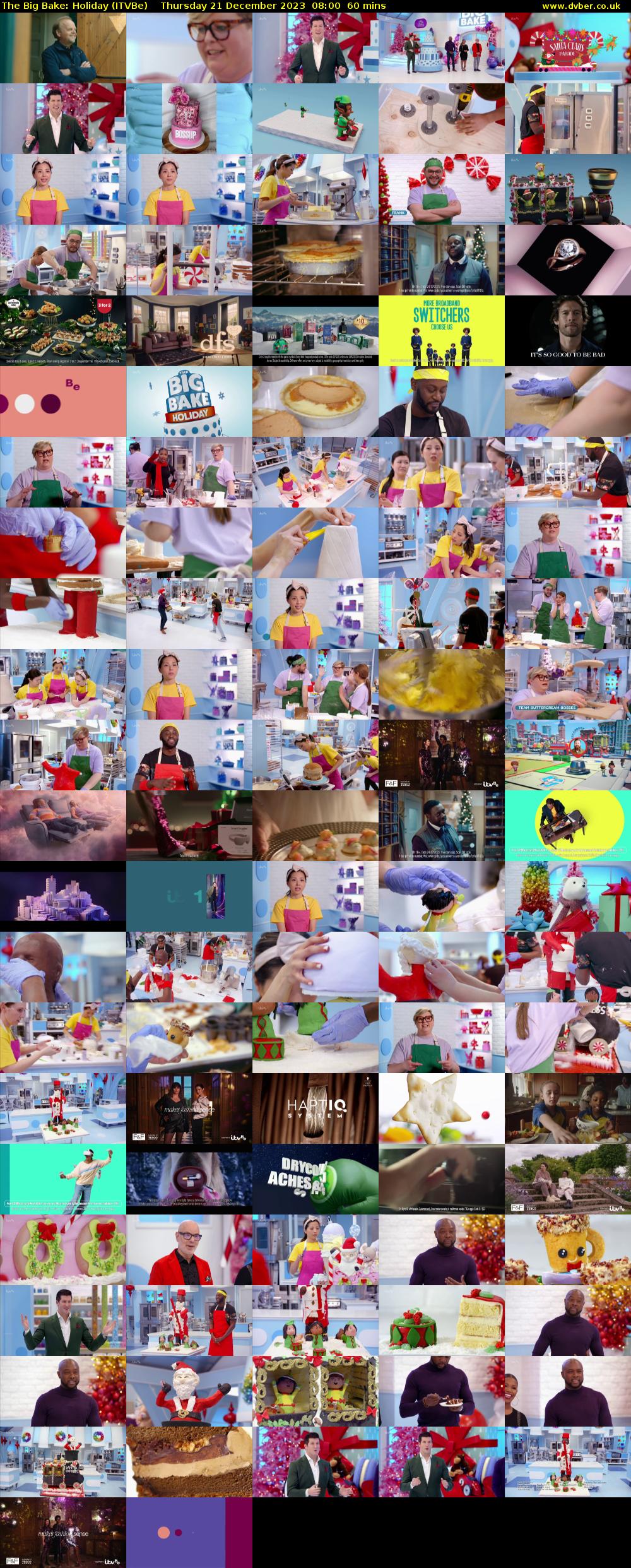 The Big Bake: Holiday (ITVBe) Thursday 21 December 2023 08:00 - 09:00