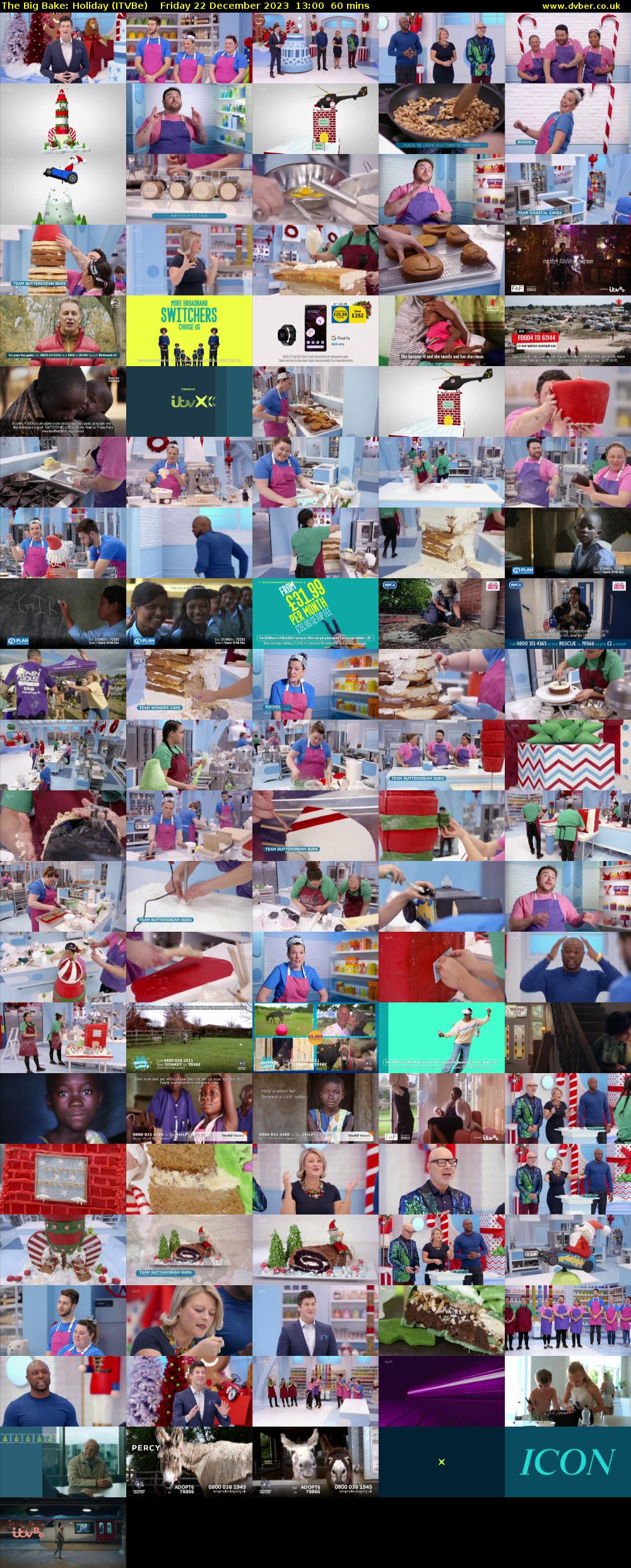 The Big Bake: Holiday (ITVBe) Friday 22 December 2023 13:00 - 14:00