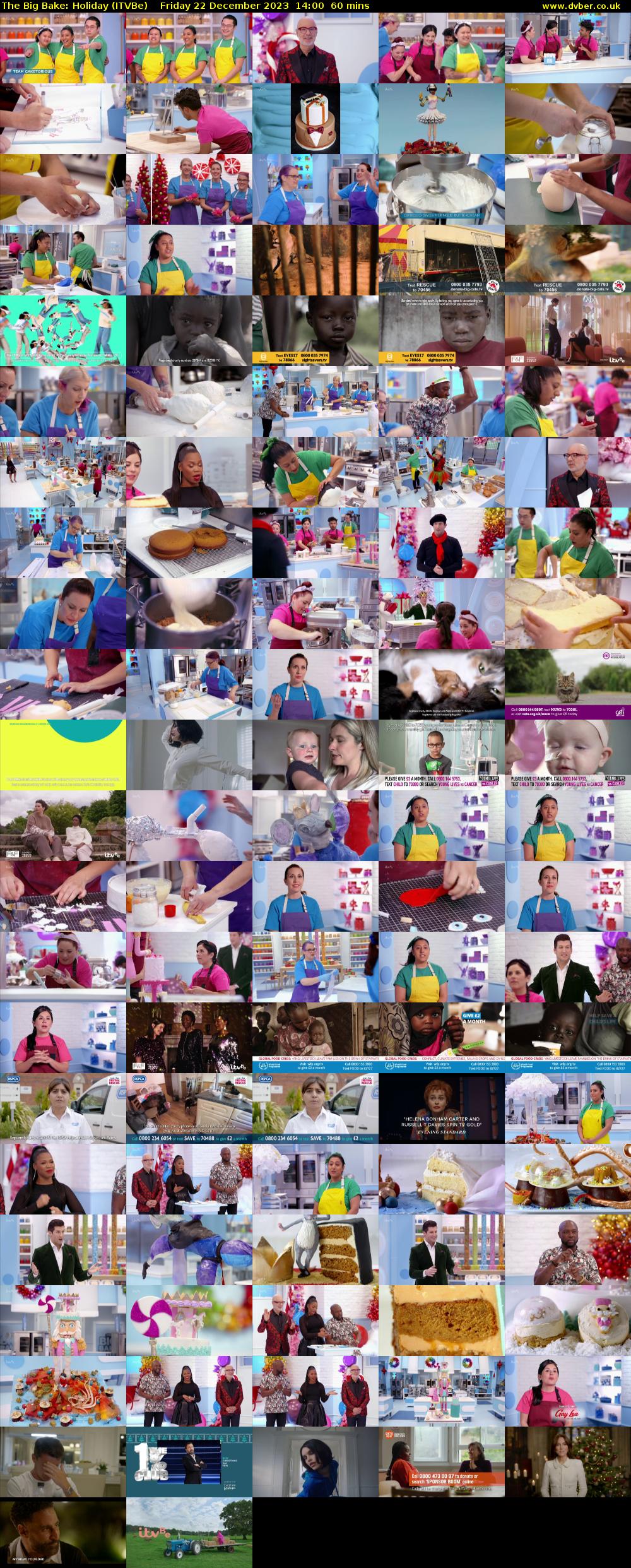 The Big Bake: Holiday (ITVBe) Friday 22 December 2023 14:00 - 15:00