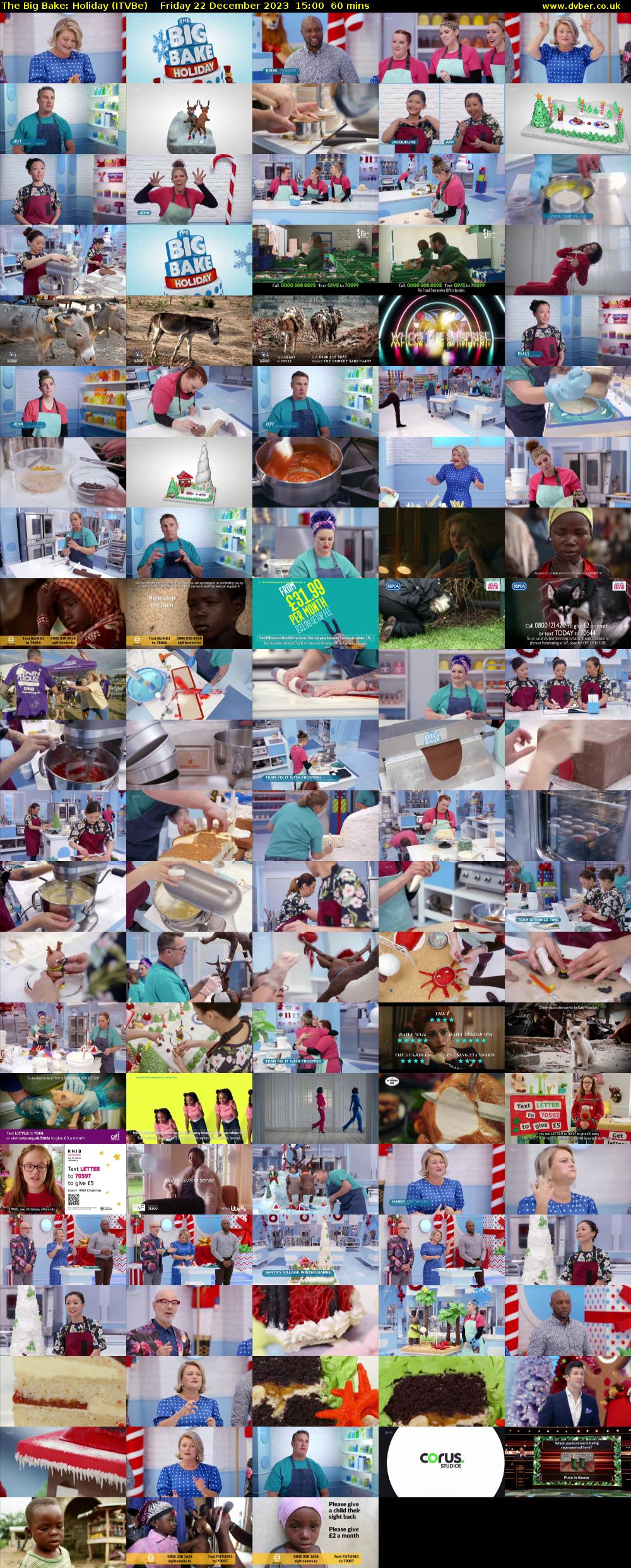 The Big Bake: Holiday (ITVBe) Friday 22 December 2023 15:00 - 16:00