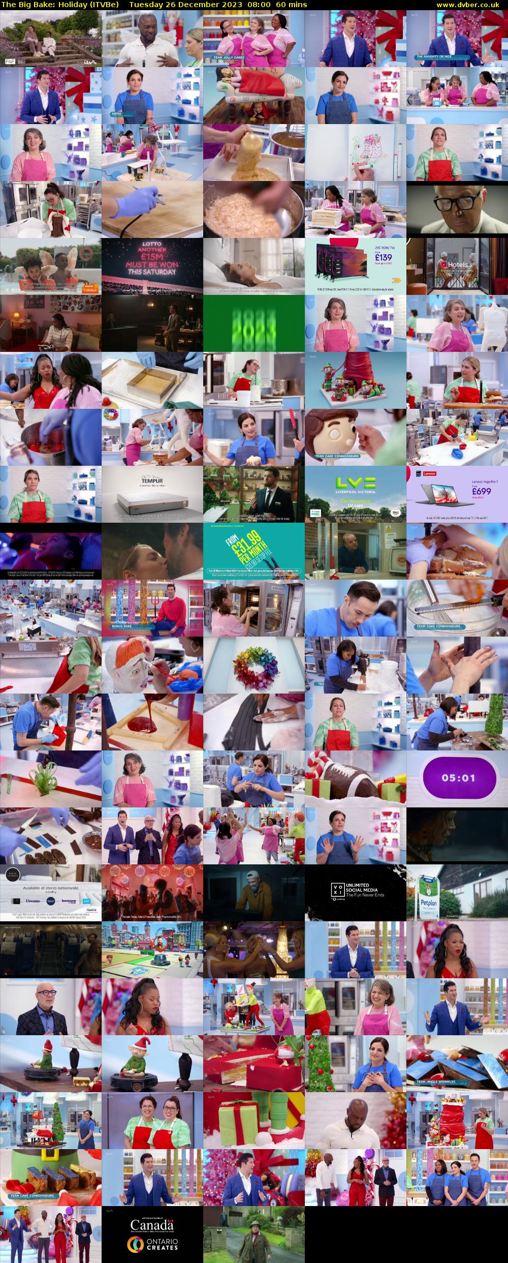 The Big Bake: Holiday (ITVBe) Tuesday 26 December 2023 08:00 - 09:00