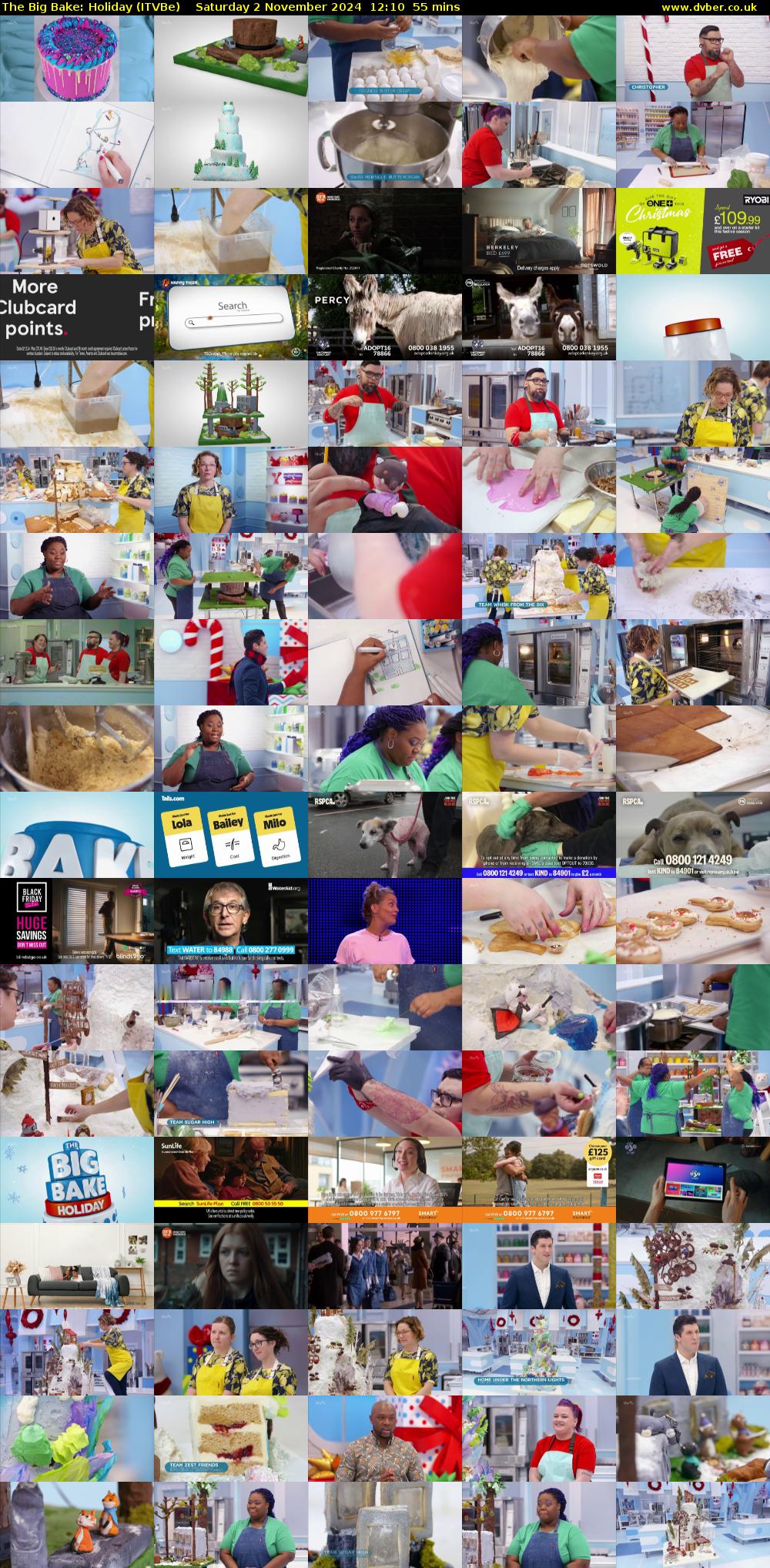 The Big Bake: Holiday (ITVBe) Saturday 2 November 2024 12:10 - 13:05
