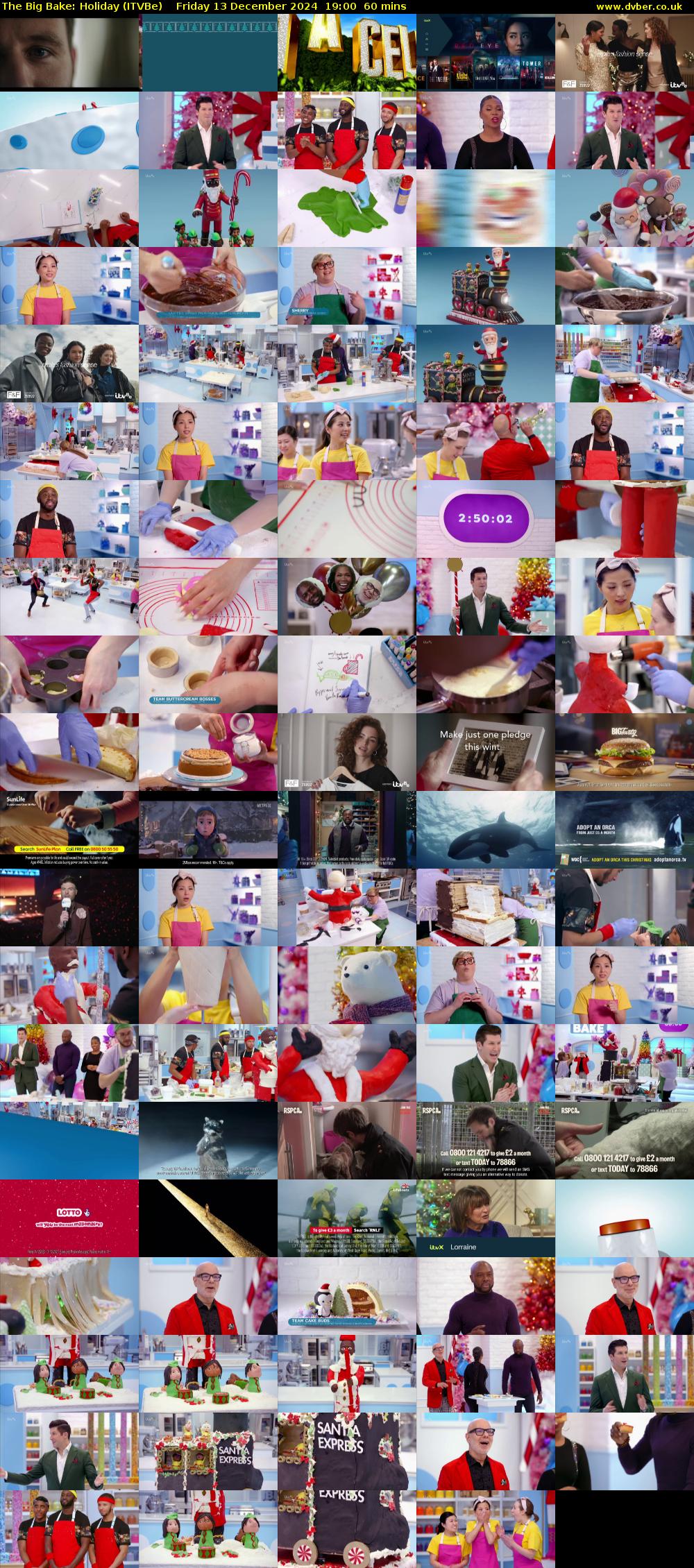 The Big Bake: Holiday (ITVBe) Friday 13 December 2024 19:00 - 20:00