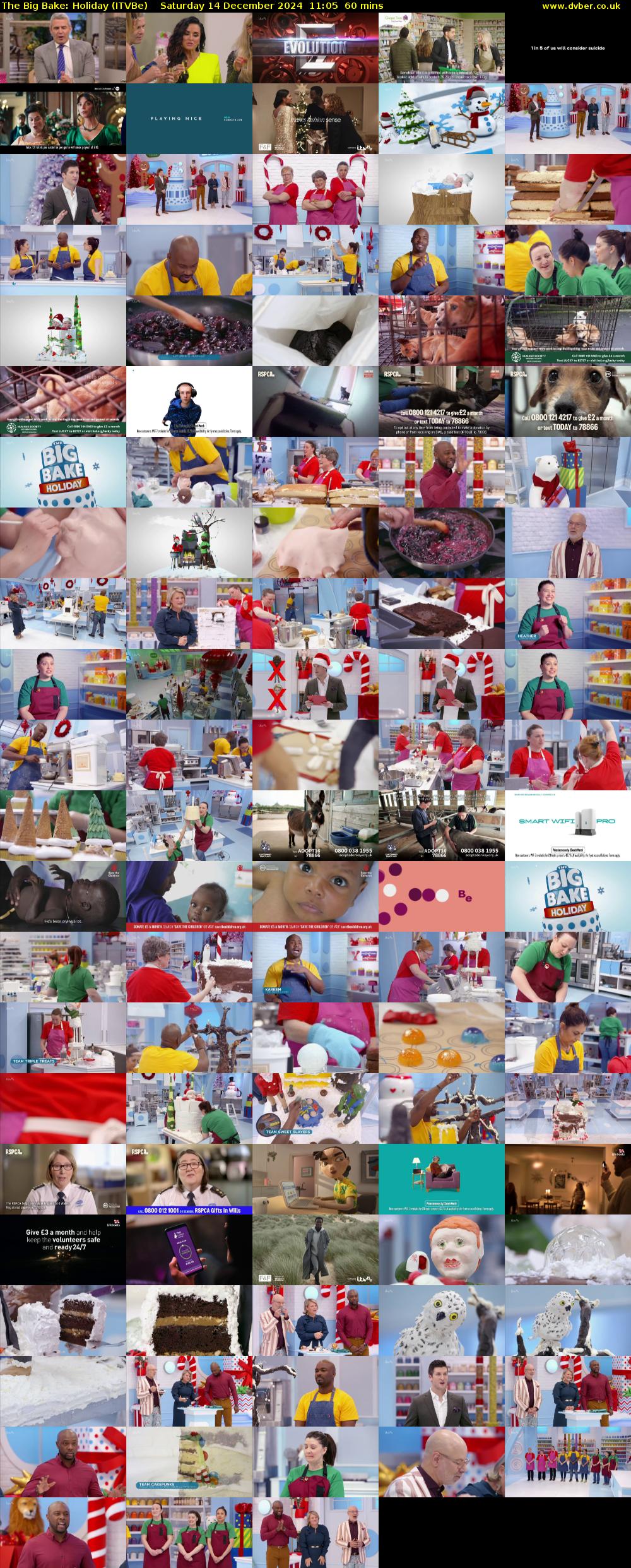 The Big Bake: Holiday (ITVBe) Saturday 14 December 2024 11:05 - 12:05