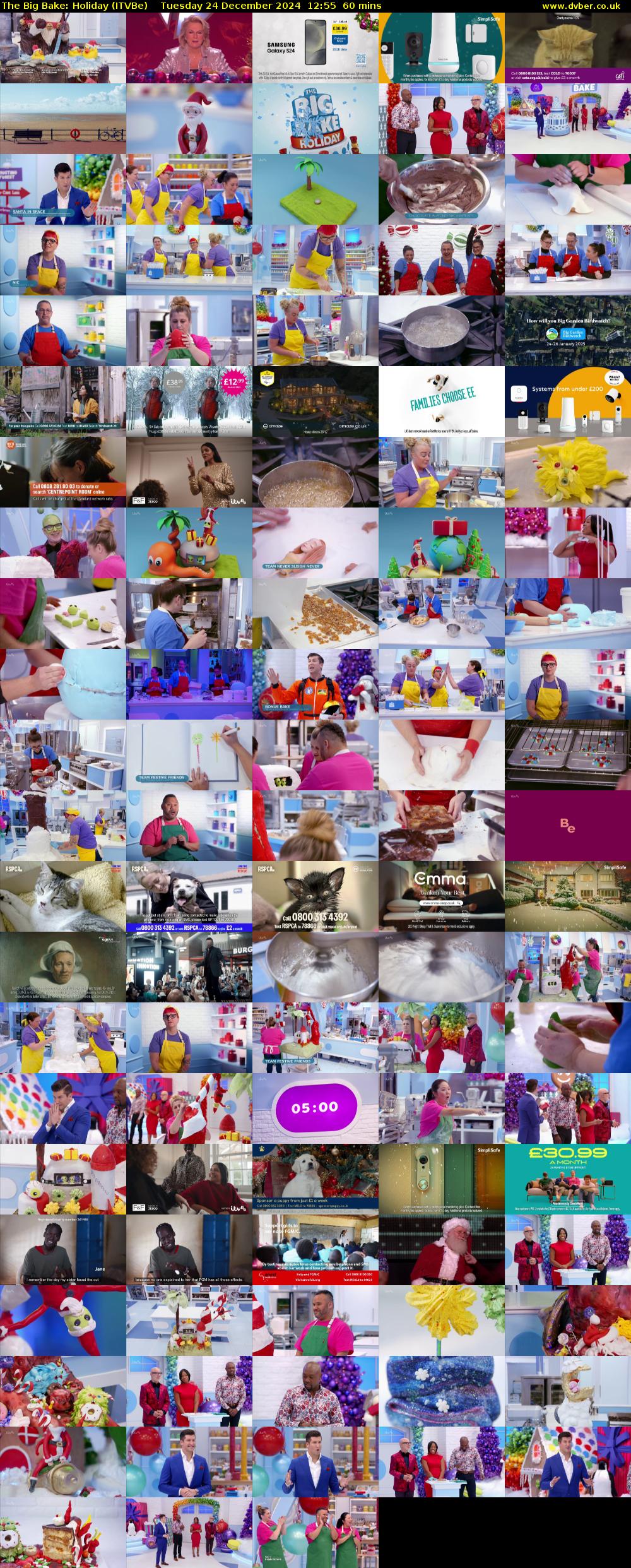 The Big Bake: Holiday (ITVBe) Tuesday 24 December 2024 12:55 - 13:55