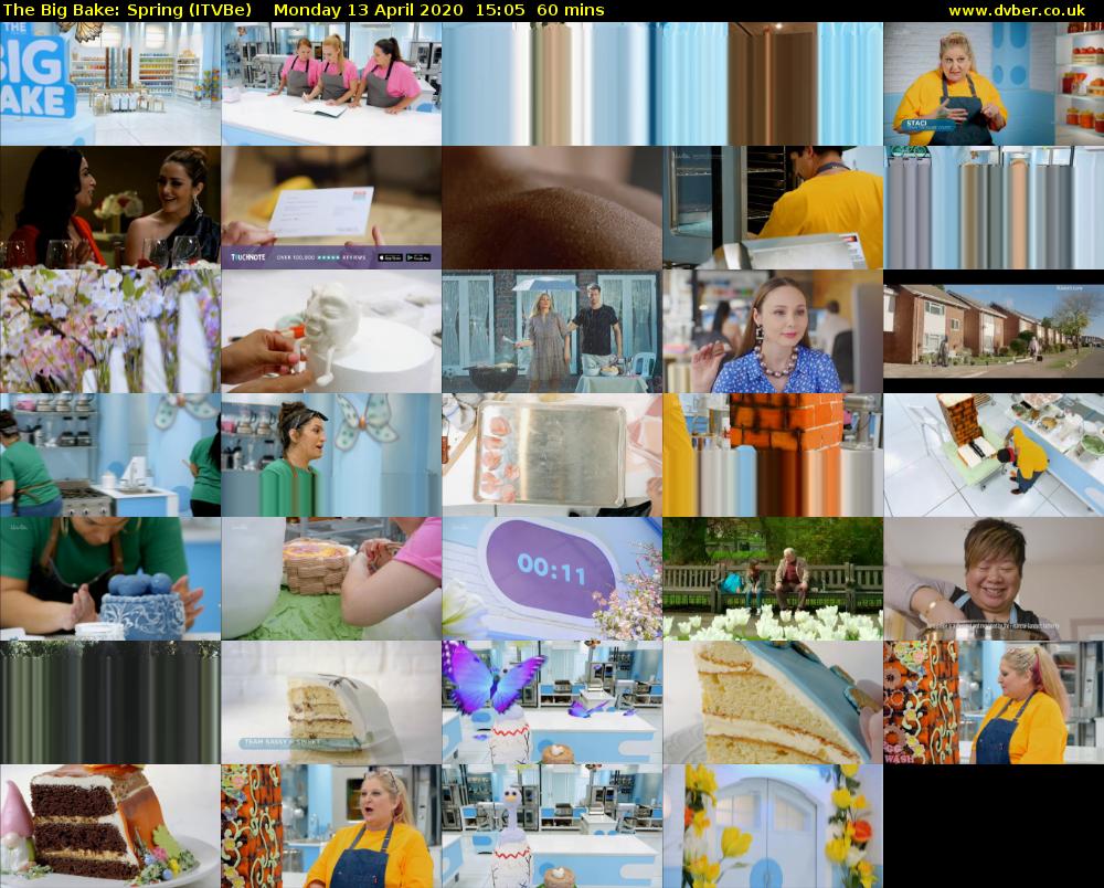 The Big Bake: Spring (ITVBe) Monday 13 April 2020 15:05 - 16:05