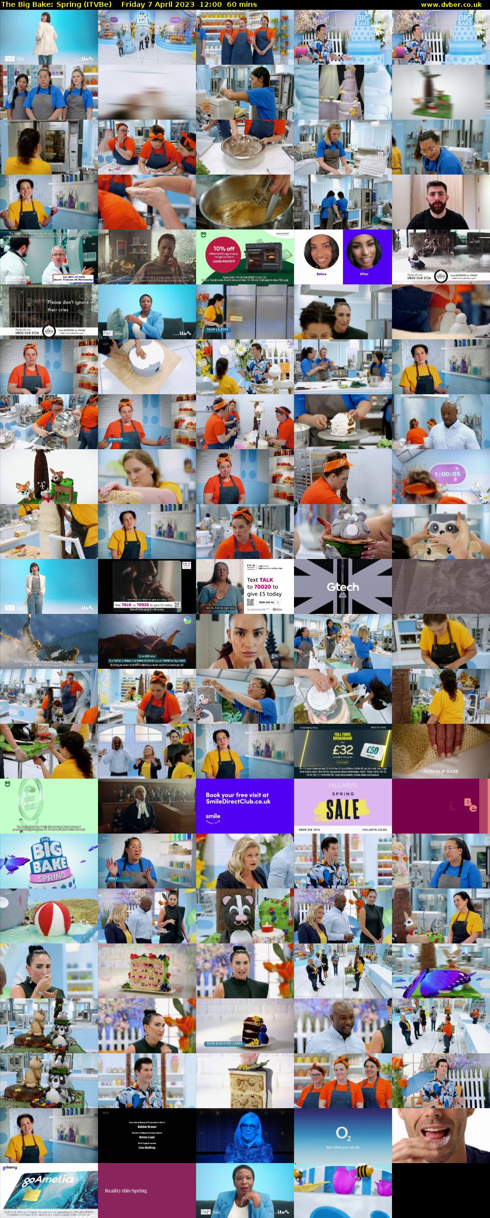 The Big Bake: Spring (ITVBe) Friday 7 April 2023 12:00 - 13:00